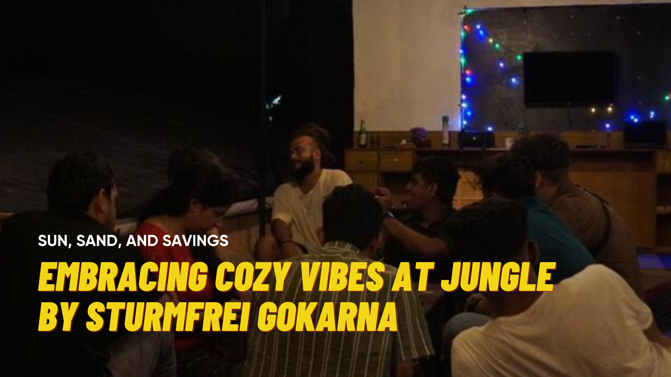 Jungle by sturmfrei Gokarna: Cosy Vibes at budget hostel